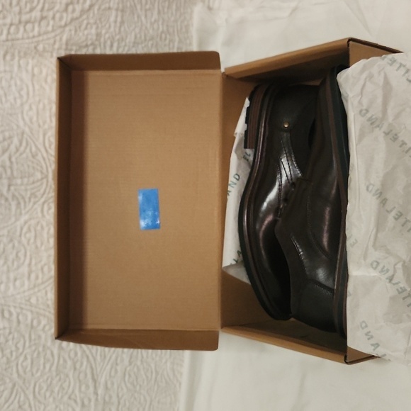 New! Dark brown leather men's dress shoes Oxford business casual formal derby - Picture 12 of 13